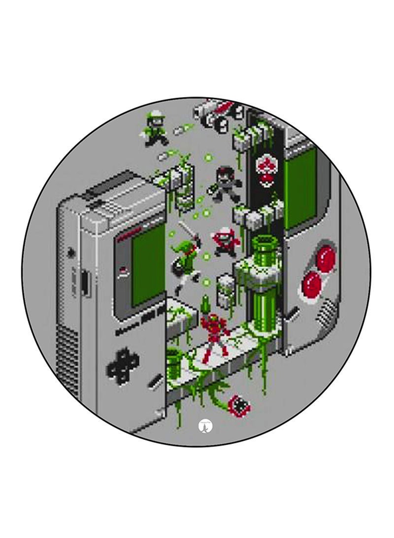RKN Gameboy Printed Fridge Magnet Round  Multicolour - Image 1