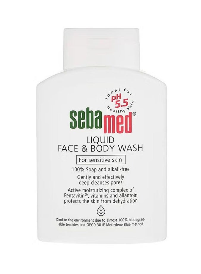 Sebamed Liquid Face and Body Wash 200ml  - Image 1