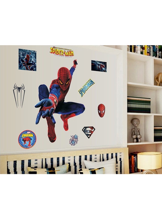 Spiderman Removable Wall Sticker Multicolour 60 x 40cm - Image 3