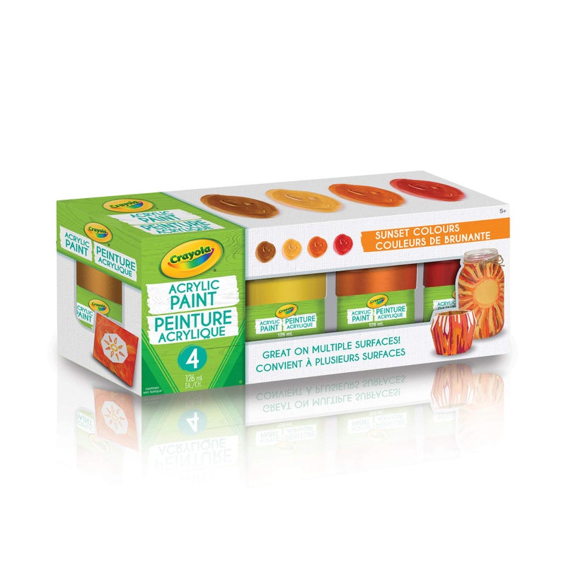 Crayola Multi-Surface Acrylic Paint (Sunset) - Image 1