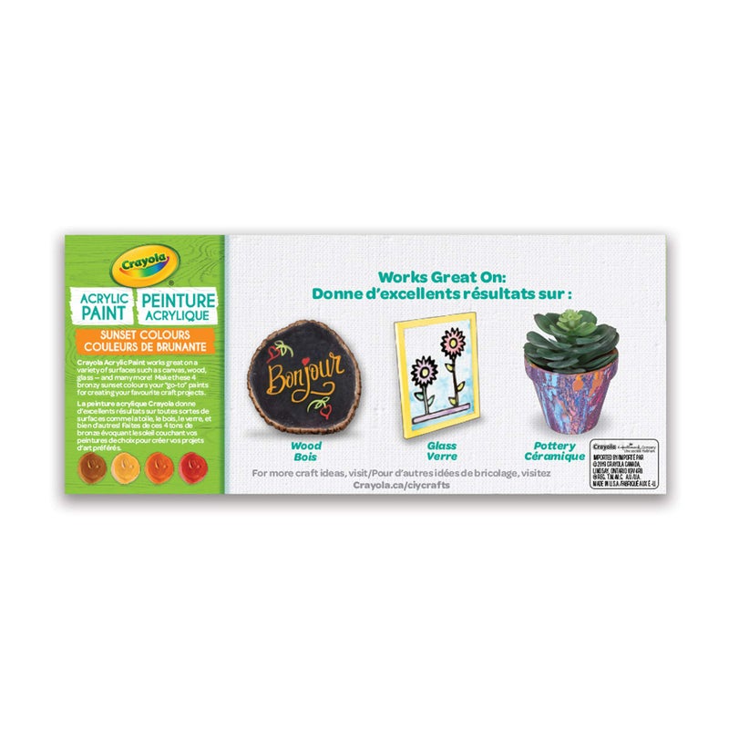 Crayola Multi-Surface Acrylic Paint (Sunset) - Image 2