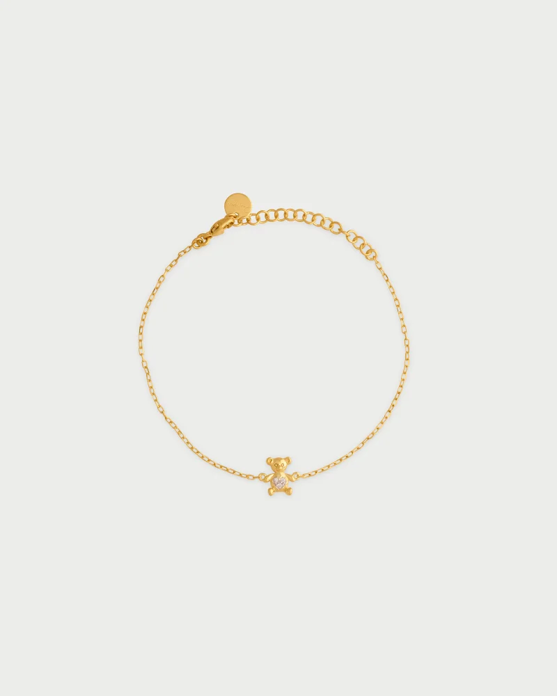 Rue Des Mill Teddy bear chain bracelet - Teddy Fancy