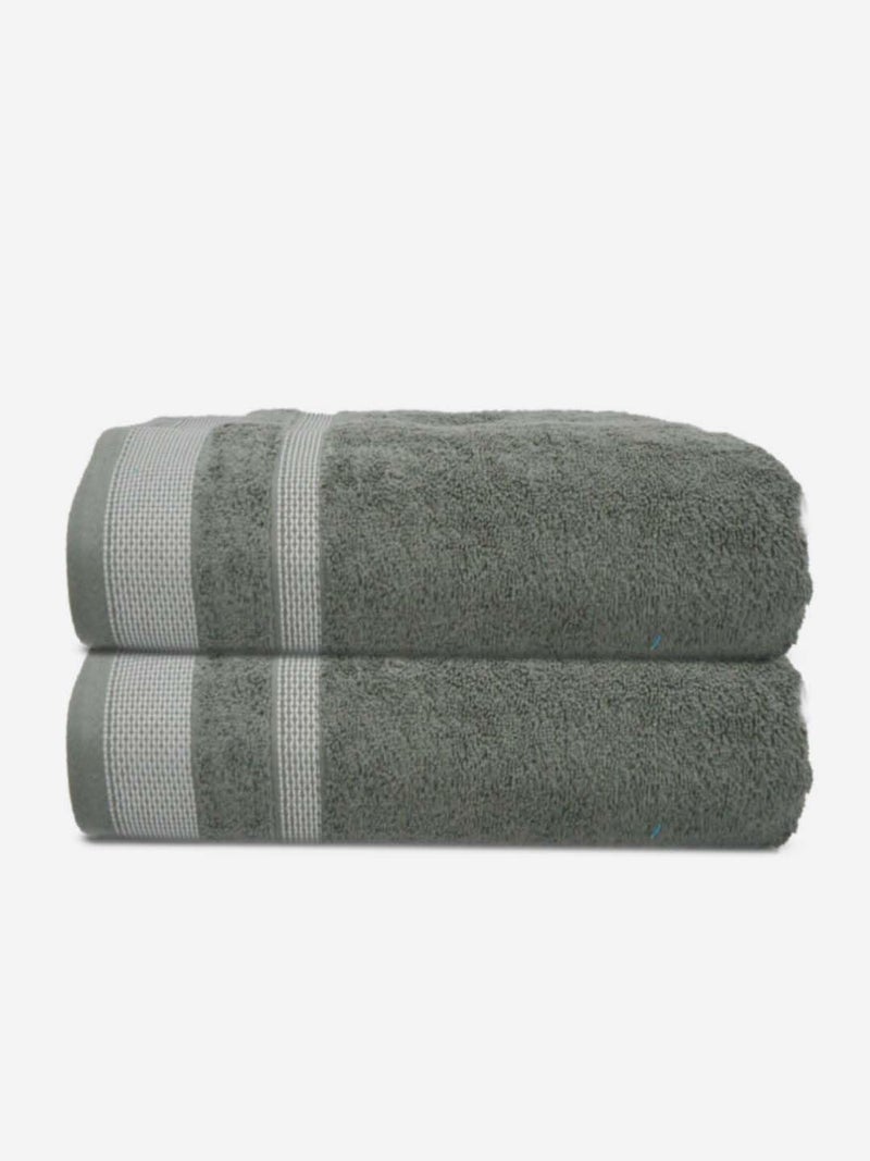 Athom Living Premium Cotton Bath Towel Pack of 2 Soft, Absorbent, and Luxurious Bathroom Essentials/Soft and Absorbent Spa-Quality/Bath Linens/Durable - Image 1