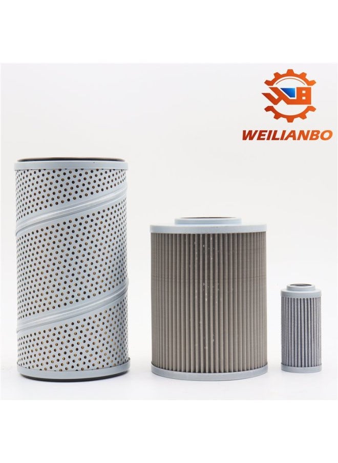 Generic - Modern Excavator R60VS-5-7-9 Diesel Engine Oil Air Filter Element Hydraulic Oil Return Grid Oil Inlet Pilot Filter-Specifications:Complete Car Filter Element Set-Color:Standard - Image 1