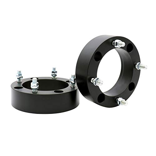 HICKS 4x156 Wheel Spacers 2" Thick Wheel Spacer Adapters 131mm Hub Bore with 12mm×1.5 Studs fit for 2015-2022 Polaris RZR Trail 900, Set of 2 - Image 1