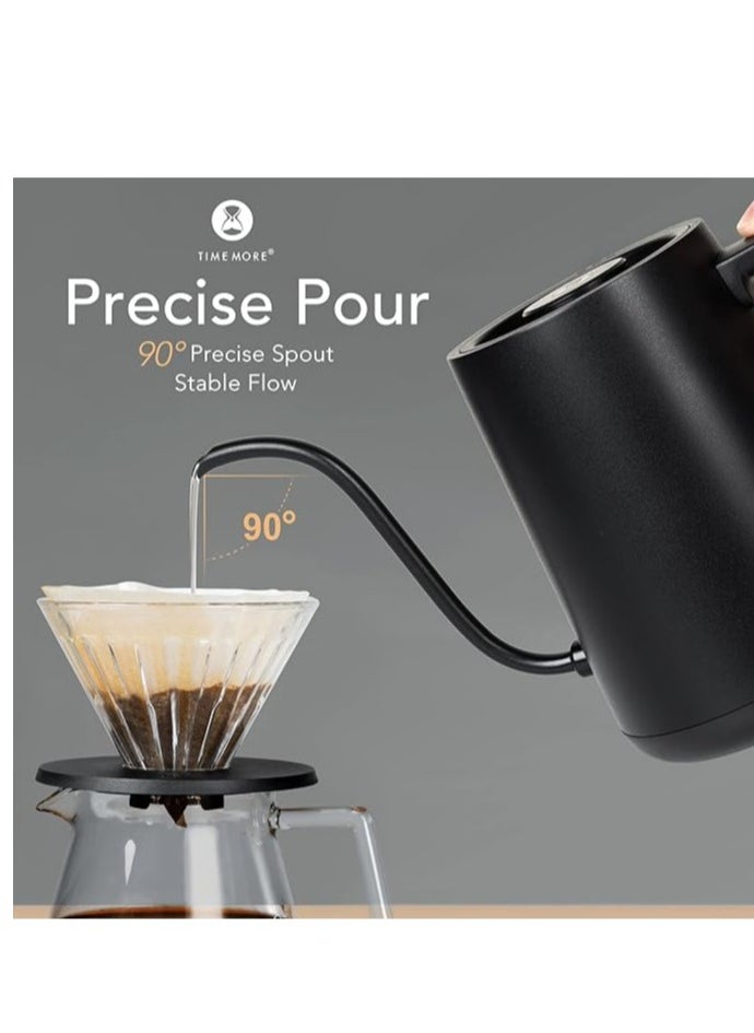 TIMEMORE - kettle coffee Time More Smart electric kettle Stainless steel coffee and tea cup 600ml - Image 1