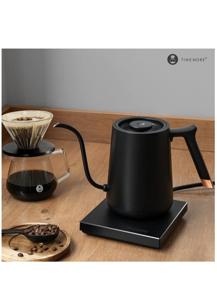 TIMEMORE - kettle coffee Time More Smart electric kettle Stainless steel coffee and tea cup 600ml - Image 1