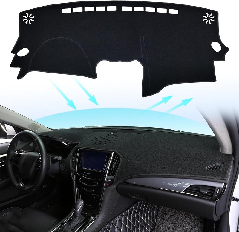 Partsable Dash Cover Mat Compatible with Nissan Altima 2007 2008 2009 2010 2011 2012 Altima Dashboard Cover Mat Interior Accessories Nonslip Dash Board Protector Mat Sunshade Anti Glare Pad Carpet - Image 1