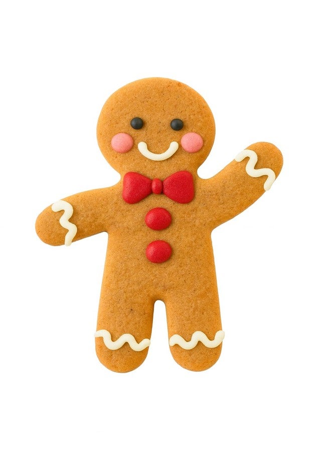 Bundle of Fun Waving Gingerbread Man Cookie Cutter | Easy-to-Push 3D-Printed Christmas Cookie Cutter for Holiday Baking, Fondant, and Crafts - Image 5