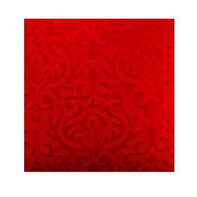 Belive-Me Velvet Embos Red Standard Medium Cushion Covers for Sofa Set of 5 Pieces (16 x 16inch / 40 x 40cm, Red) - Image 2