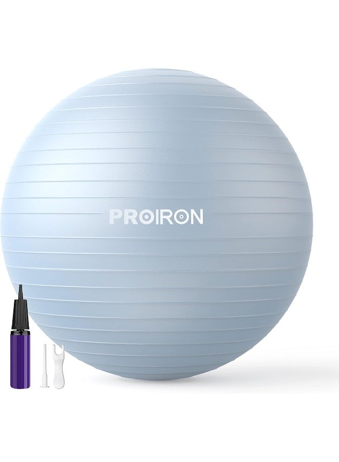 PROIRON كرة تمارين PROIRON مضادة للانفجار مع مضخة سريعة ومقاومة للانزلاق - Image 1