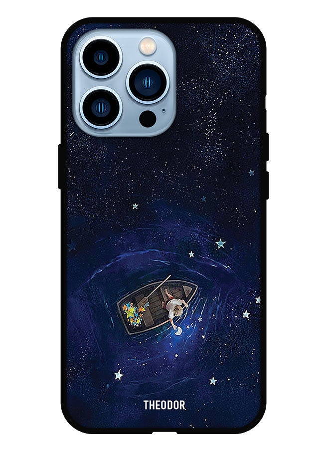 Theodor Protective Case Cover For iPhone 13 Pro Boy Touching Moon - Image 1