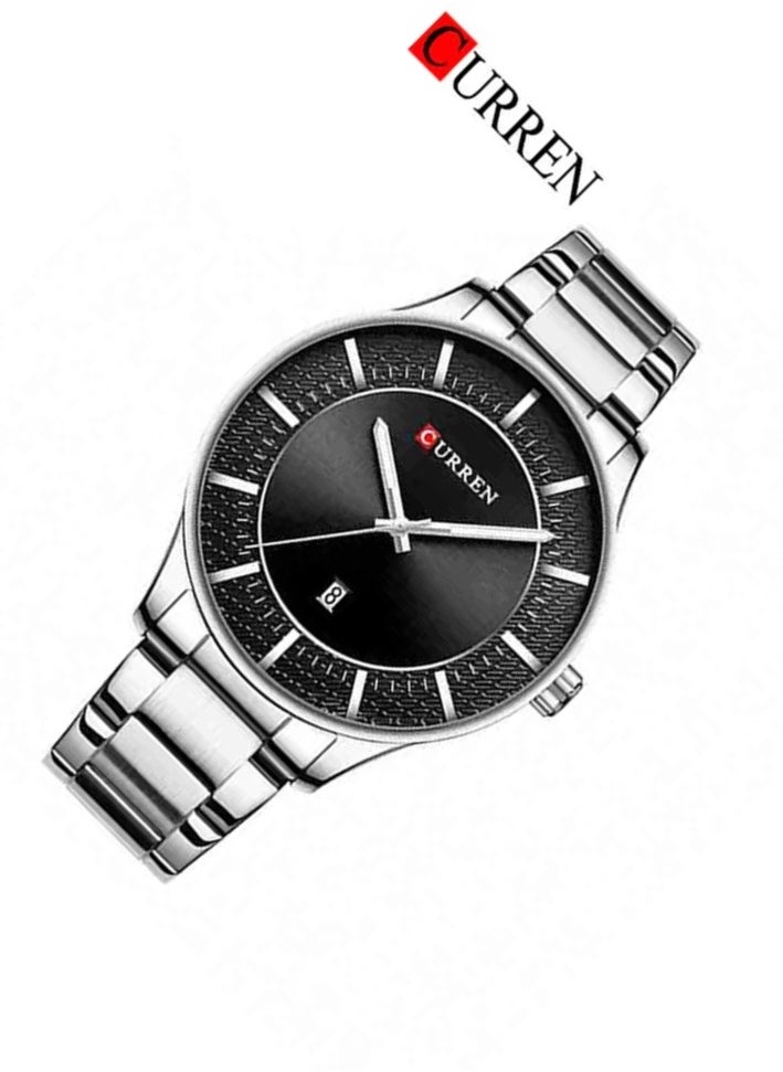 CURREN CURREN 8347 Original Brand Stainless Steel Band Wrist Watch For Men  - Image 2