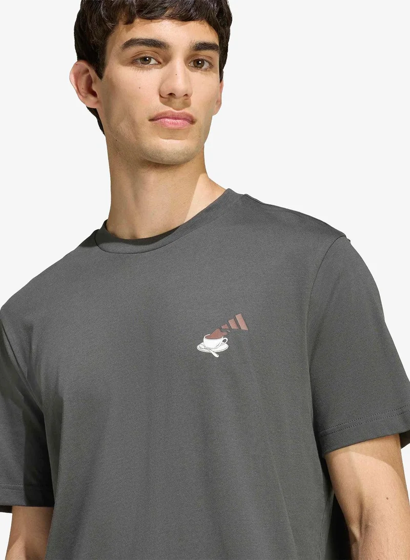 Adidas COFFEE CAFE CHEESECAKE GRAPHIC T-SHIRT