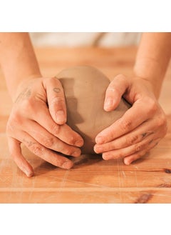 Prajapati Studio Pottery Premium 1800gmaround 2kg Terracotta Clay for Modelling Sculpting and Art Craft Projects Ready to Use Natural Eco Friendly Filtered Molding Clay Air Dry Clay for Children Professional Artists 