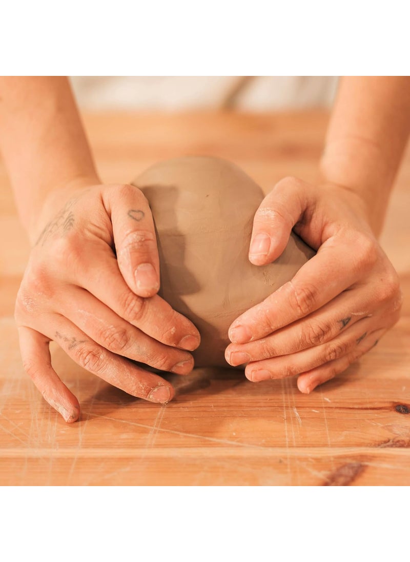 Prajapati Studio Pottery Premium 1800gmaround 2kg Terracotta Clay for Modelling Sculpting and Art Craft Projects Ready to Use Natural Eco Friendly Filtered Molding Clay Air Dry Clay for Children Professional Artists 