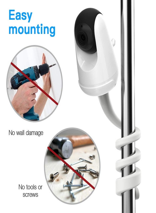 OkeMeeo Baby Monitor Mount for VAVA Baby Monitor, Hipp Baby Monitor and Most 1/4'' Threaded Cameras (1 Pack) - Image 2