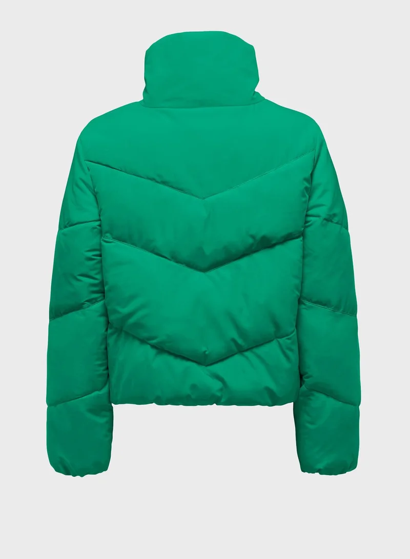 ONLY High Neck Puffer Jacket