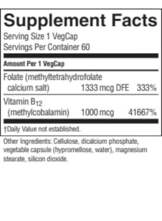 Nature's Sunshine Methyl Combo 60 Capsules - Image 3