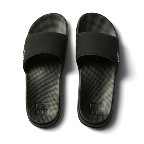Reef One Slide Men's Sandals Black - 9 Medium - Image 4