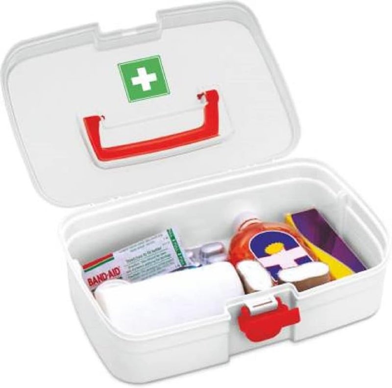 Generic Multi Purpose Regular RectangulaGeneric edicine Box with Handle (White, 236 x 160 x 139 mm)  - Image 1
