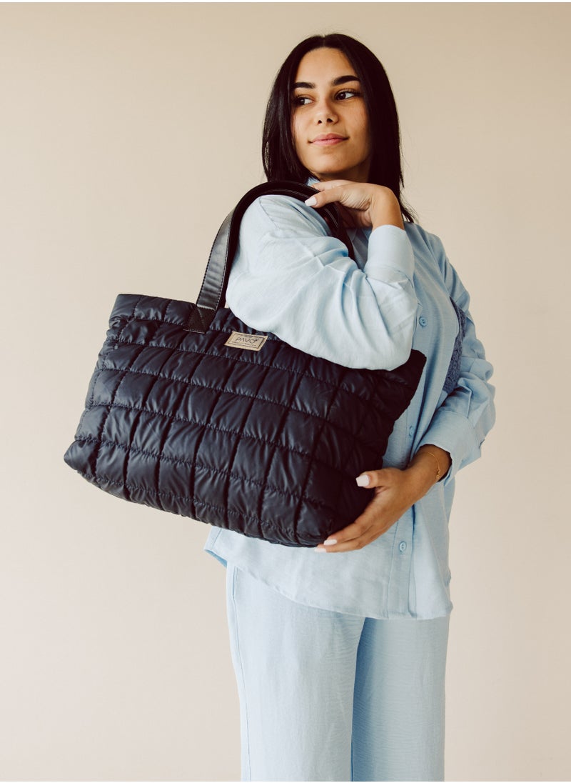 Pavo - Black Tote Bag Handbag - Image 1