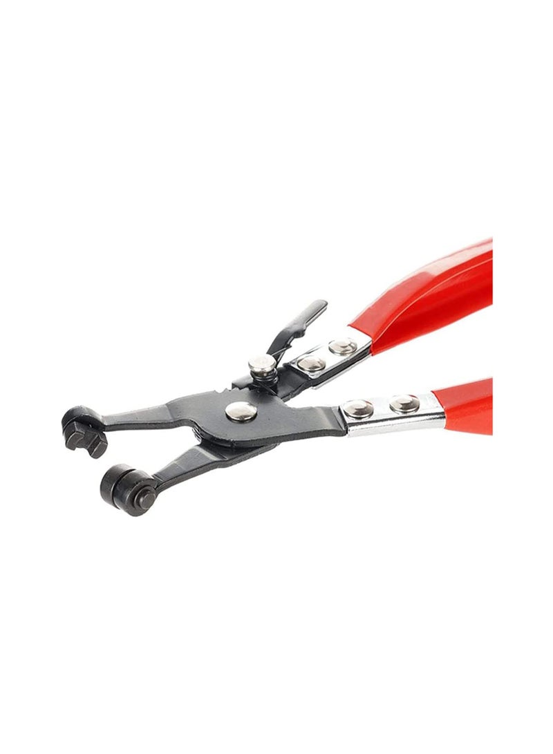 Wide u0026 Flat band Hose Clamp Pliers, Coolant Hose Clips, Works on all Flat Band Style Hose Clamps of Removal and Installation,for Car Fuel Oil Water Pipe Repair Tools (Wide u0026 Flat band Pliers) - Image 3