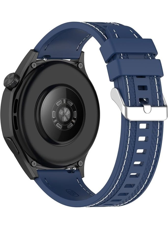 22mm Braid Nylon Silicone Strap For Watch GT5 22mm GT5 Runner - Image 4