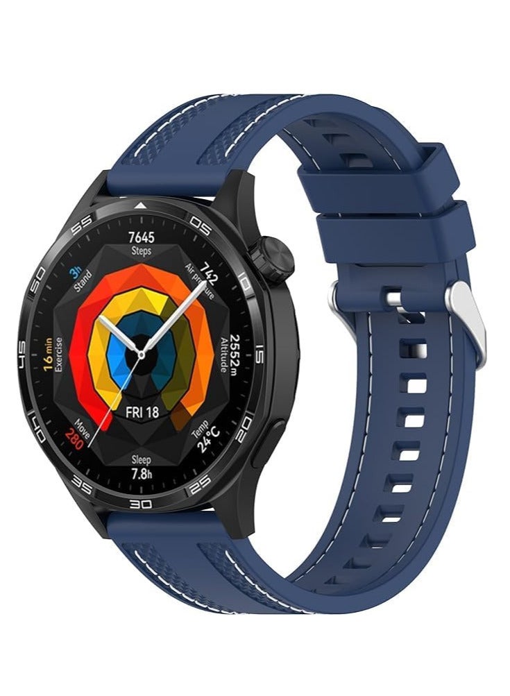 22mm Braid Nylon Silicone Strap For Watch GT5 22mm GT5 Runner - Image 1