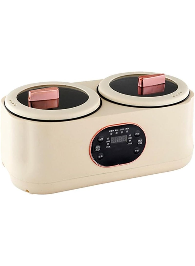 دينكس وعاء طهي مزدوج 2 في 1، وعاء تسخين كهربائي متعدد الوظائف مع بطانة مزدوجة وشاشة رقمية - Image 1