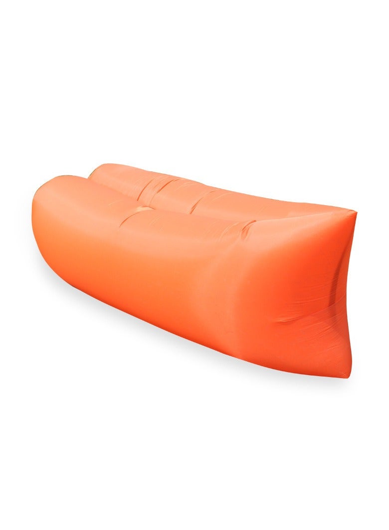 M MIAOYAN Lazy Inflatable Sofa – Portable Outdoor Air Lounger for Beach, Camping, Travel – Foldable Single Air Bed & Sleeping Bag - Image 1