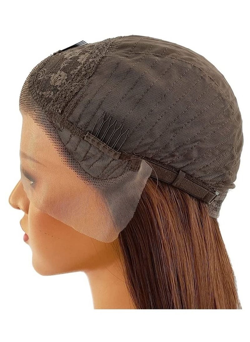 Estelle - 24 Big Curly Wavy Supreme Free Parting HD Lace Frontal Wigs With Baby Hair High Temperature Synthetic Wigs For Black Women 180% Density Natural Black Color Wigs Natural Black 1B - Image 1