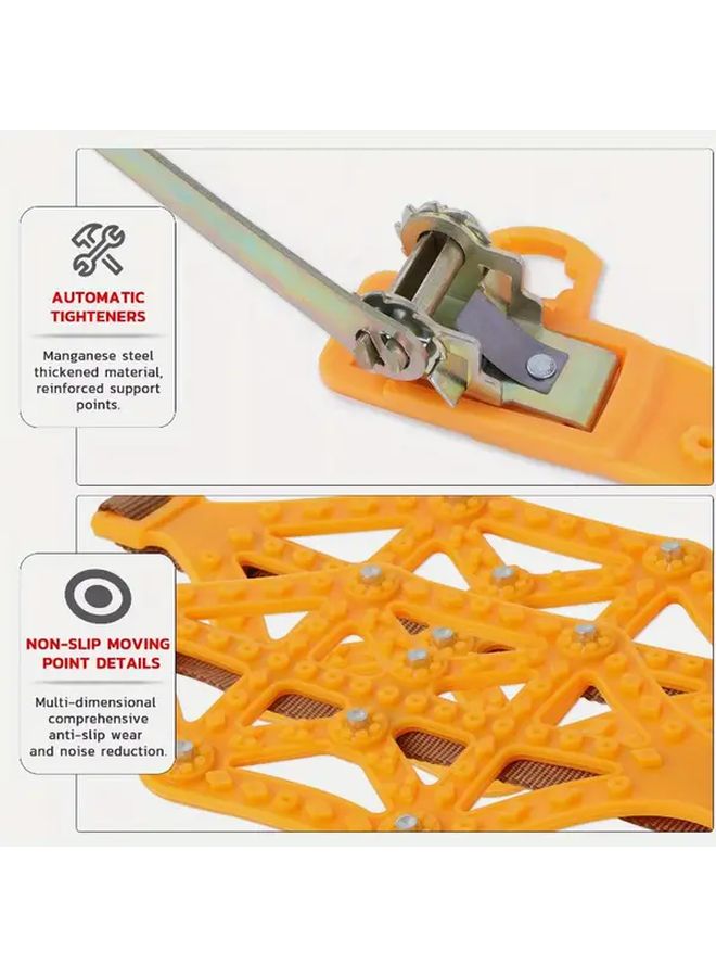 Universal Anti Slip Snow Chains 5 Packs for SUV Sedan Van Winter Emergency Traction - Image 4