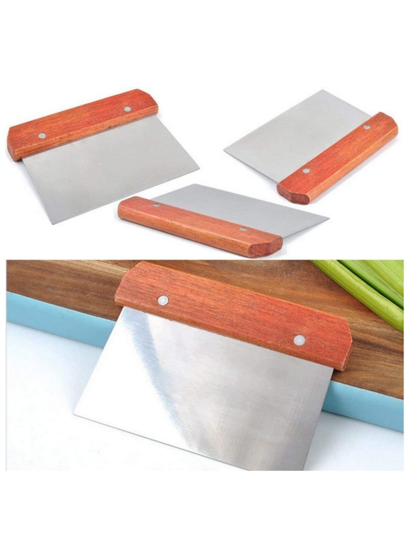 5pcs BBQ Grill Tool Kit 2 Spatulas 1 Chopper Scraper 2 Condiment Bottles Premium Stainless Steel for Grill Griddle Flat Top Great BBQ Accessories  - Image 4
