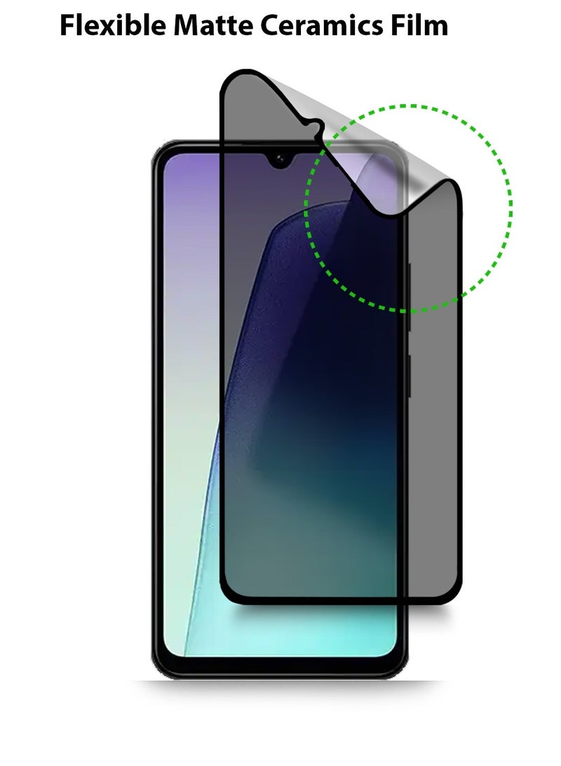 Techie 2 Pack Xiaomi Redmi 14C / POCO C75 4G Full Cover Matte Ceramic Privacy Screen Protector - Explosion-Proof, Anti-Bubble, Anti-Fingerprint - Image 4