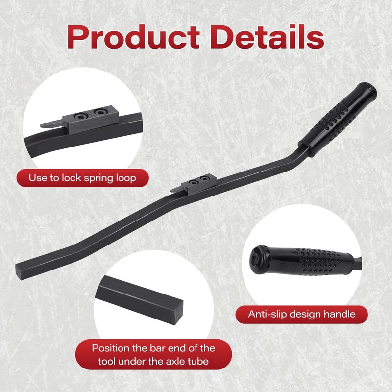 VKVXCLON S-Cam Air Brake Spring Tool,Brake Shoes Installer Tool for Heavy Duty Steel Tractors & Trailers 5081 - Image 2