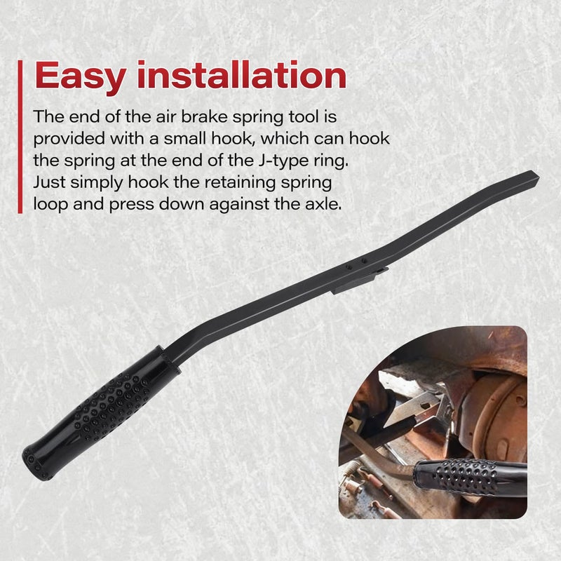 VKVXCLON S-Cam Air Brake Spring Tool,Brake Shoes Installer Tool for Heavy Duty Steel Tractors & Trailers 5081 - Image 5