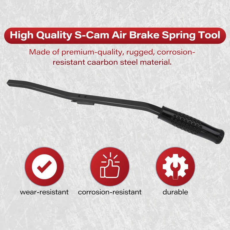VKVXCLON S-Cam Air Brake Spring Tool,Brake Shoes Installer Tool for Heavy Duty Steel Tractors & Trailers 5081 - Image 3