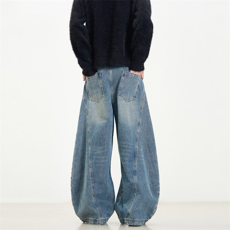 Unisex Casual Daily Denim Jeans - Image 5