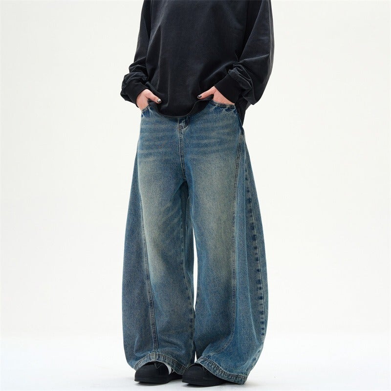 Unisex Casual Daily Denim Jeans - Image 2