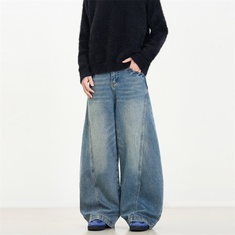 Unisex Casual Daily Denim Jeans - Image 4