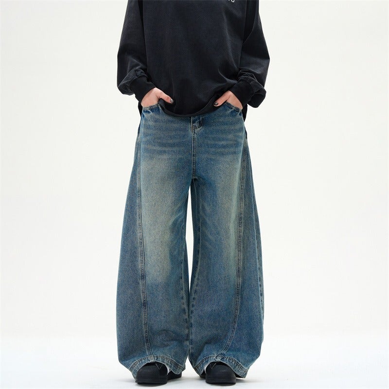 Unisex Casual Daily Denim Jeans - Image 3