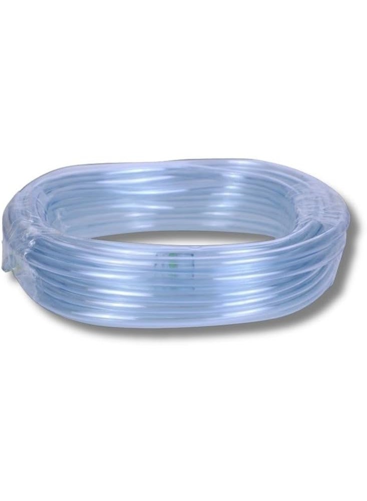 Emerald Flexible Hose Pipe – 15 Metres Clear PVC Food Grade Clear Plastic Tube for Fish Food, Engineering, Food Industry – Multipurpose PVC Pipe. - Image 1