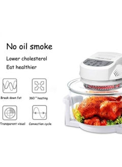 Digital Oven, Convection Oven with Spare Bulb and Accessories, Self Cleaning Function, Recipes, Adjustable Temp and Timer, Incl 5L Extender Ring Rack Tray - pzsku/ZA6D7AECAAB260953ECF0Z/45/_/1711660825/76d08055-b7aa-4114-98d8-5ac3c7831fe2