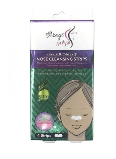 Nose Cleaning Strips With Tea Tree Extract 4 Strips