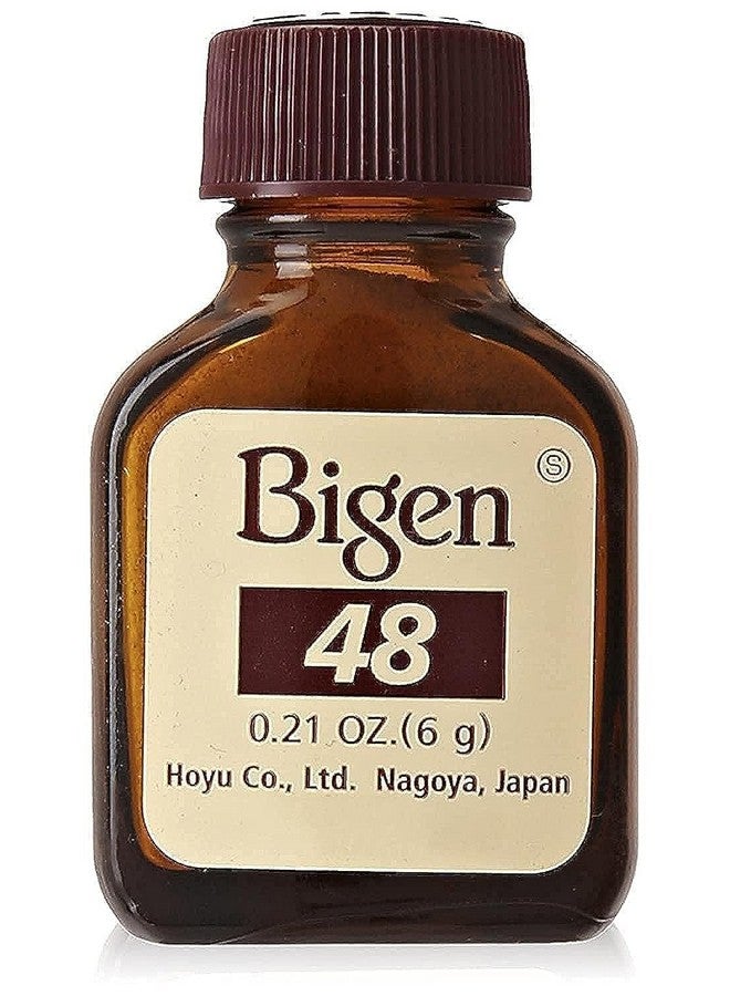 بايجن مسحوق تلوين الشعر الدائم 48 كستنائي داكن، 0.21 أونصة - Image 1