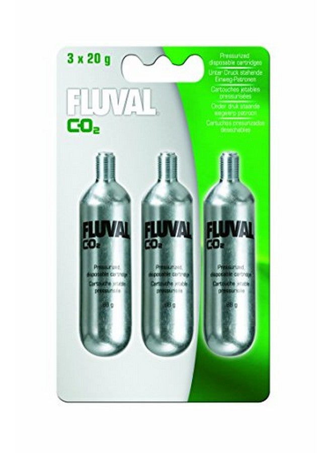 Fluval Mini Pressurized Co2 Cartridges, Co2 Supplement For Planted Aquariums, 20 Grams, 3Pack, A7541 - Image 2