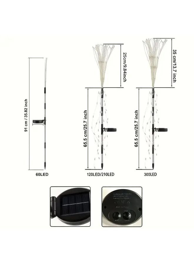 White 250 LEDs Solar Outdoor Fairy Lights Motion Sensor Dimmable 8 Modes for Christmas Halloween - Image 3