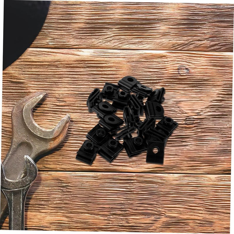 VOSAREA 20pcs U-Shaped Plastic Retainer Clips for Automotive Splash Plates Fasteners for Wheel Arch Covers Loosening Design Lower Guard Plate Clips - Image 5
