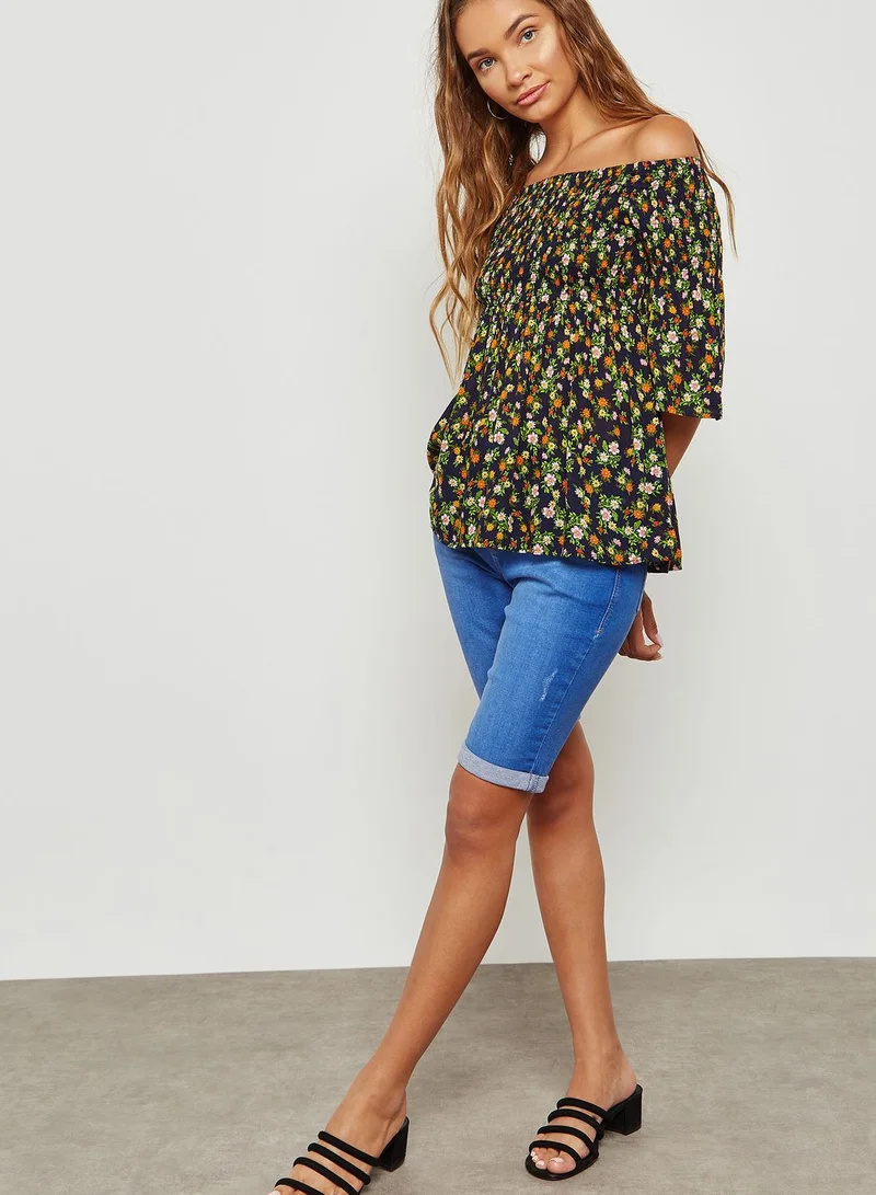 DOROTHY PERKINS Long Denim Shorts